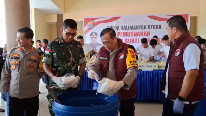 Berantas Narkoba, Sabu 74 Kilogram Berakhir di Kloset, Selamatkan 740 Ribu Jiwa