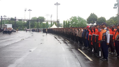 Tanpa Dibekali Senjata Api, Ribuan Personel Gabungan Siap Amankan Perayaan Natal Tiberias 2024 di GBK