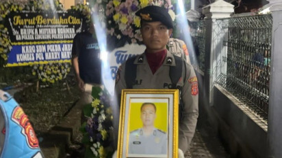Kabar Duka! Anggota Polres Sukabumi Bripka Miftahu Rochman Gugur Saat Evakuasi Korban Bencana