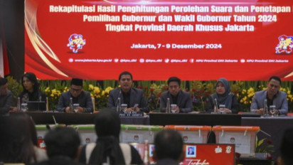 Hari ini, KPU Jakarta Tetapkan Hasil Rekapitulasi Suara Pilkada 2024