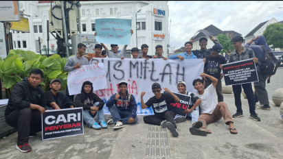 Aliansi Santri Jalanan Gelar Aksi di Titik Nol Yogyakarta, Tolak Pengunduran Diri Gus Miftah