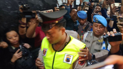 Tampang Aipda RZ, Oknum Polisi yang Tembak Pelajar di Semarang saat Menghadiri Sidang Kode Etik