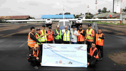 Operasi Modifikasi Cuaca sebagai Upaya Minimalkan Potensi Hujan Ekstrem di Jakarta