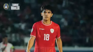 Victor Dethan, salah satu debutan Timnas Indonesia di level senior pada laga kontra Myanmar