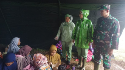 Danrem 061/SK Brigjen TNI Faisol Izzuddin Karimi Pastikan Bantuan Diterima Korban Bencana di Sukabumi