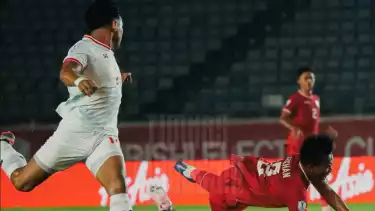 Aksi Pemain Timnas Indonesia saat Hadapi Myanmar di Piala AFF 2024