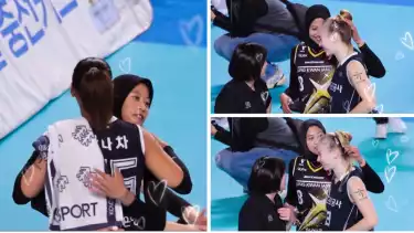 Interaksi Megawati Hangestri dengan Thanacha Sooksod dan Merelin Nikolova