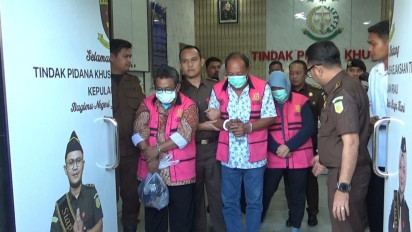 Kejati Kepri Tahan Tiga Tersangka Korupsi Pembangunan Studio TVRI