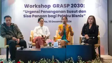 IBCSD bekerja sama dengan Koalisi Sistem Pangan Lestari (KSPL) dan APRINDO, menyelenggarakan Workshop GRASP 2030 bertajuk “Urgensi Penanganan Susut dan Sisa Pangan bagi Pelaku Bisnis” di Jakarta.