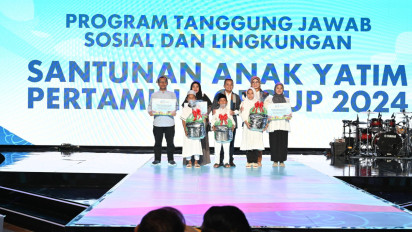 HUT ke-67, Pertamina Berikan Santunan kepada 35 Ribu Lebih Anak Yatim