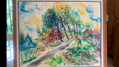 90 Tahun Berkarya, Maestro Lukis Indonesia, Kartika Affandi Gelar Pameran "Banyan: The Shelter of Life"