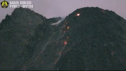Hujan Mengguyur Puncak Gunung Merapi, BPPTKG Yogyakarta Imbau Waspada Banjir Lahar