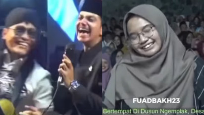 Jamaah Wanita Ini Cuma Bisa Pasrah Jadi Bahan Candaan 'Cabul' Gus Miftah dan Habib Zaidan dari atas Panggung, Netizen Geram: Keungkap Semua Gus!