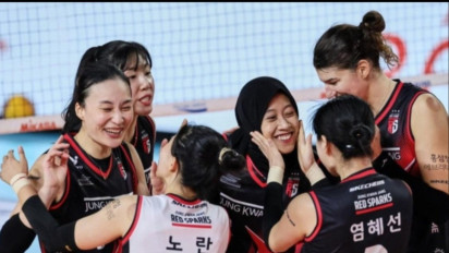 Reaksi Kagum Orang Korea Melihat Performa Megawati Hangestri saat Red Sparks Kalahkan Hi-Pass, Sebut Megatron Sejajar dengan Pemain Top Ini ..