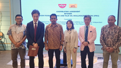 Serikat Petani Kelapa Sawit (SPKS) Gandeng Industri Jepang untuk Sawit Rakyat Berkelanjutan, Nissin Foods: Meningkatkan Kesejahteraan Petani Kecil