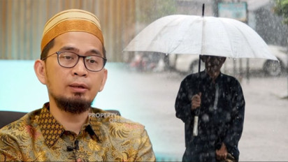 Baju Sampai Basah Kuyup karena Kehujanan Dijalan, Memangnya Boleh Pakai untuk Shalat? Ternyata Ustaz Adi Hidayat Bilang…