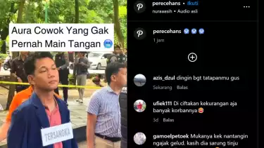 Ekspresi Wajah Agus Buntung Cool Banget Saat Adegan Reka Ulang, Netizen Aura Cowok yang Gak Pernah Maen Tangan!