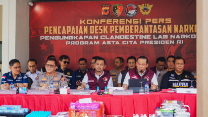 Polri Bongkar Pabrik Narkoba di Bojongsoang Bandung Senilai Rp670 Miliar, Selamatkan 9 Juta Jiwa