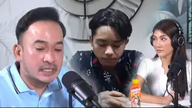 Kolase foto Ruben Onsu, Betrand Peto dan Sarwendah.