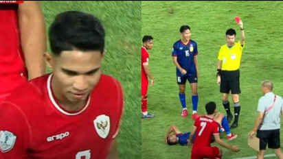 Tanpa Disadari, Media Vietnam Tertawa Puas Usai Marselino Ferdinan Dikartu Merah saat Timnas Indonesia Imbangi Laos: Bulan Lalu Selebrasi...