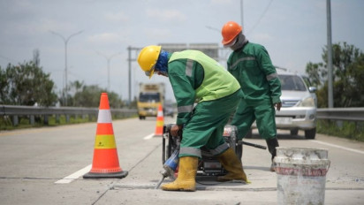 Jelang Nataru, 9 Titik Jalan Sumut Ruas Medan-Binjai Rampung Diperbaiki