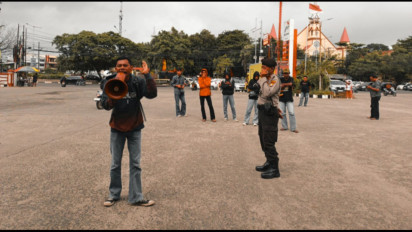 Mahasiswa Berunjuk Rasa Atas Dugaan Kecurangan Sejumlah SPBU di Makassar