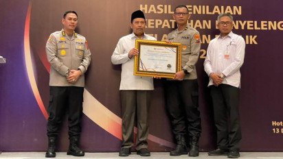 Polres Bojonegoro Sabet Predikat Kualitas Tinggi Pelayanan Publik Terbaik Nasional