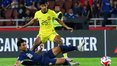 Para Pemain Malaysia saat Menghadapi Thailand di Piala AFF 2024