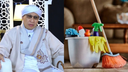 Mitos Menyapu di Malam Hari Penyebab Rezeki Makin Seret, Memangnya Benar? Justru Buya Yahya Bilang Hukumnya dalam Islam...