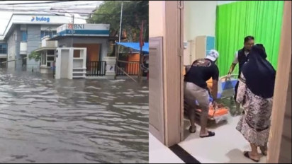 Banjir di Makassar Rendam Rumah Sakit dan Kantor BUMN