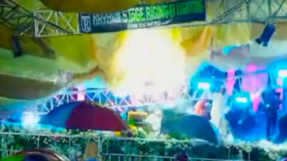 Diguyur Hujan, Pengajian Gus Iqdam di Blora Dibatalkan Akibat Atap Panggung Ambrol