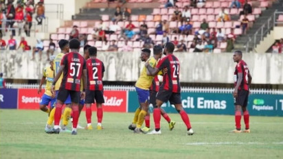 Gresik United Dihajar 3-1 saat Tandang di Kandang Persipura Jayapura
