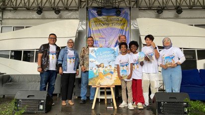 Sharing Novel dan Film "Lima Bintang Timur" Menjadi Bagian Dari Tangerang Gemilang Book Fair 2024
