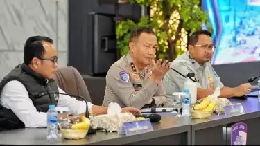 Korps Lalu Lintas (Korlantas) Polri menggelar Tactical Floor Game (TFG) untuk memastikan kesiapan pelaksanaan Operasi Lilin 2024.