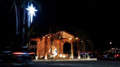 Dekorasi Nativity Tiga Dimensi di Lippo Village: Hadirkan Pesan Kesederhanaan Natal