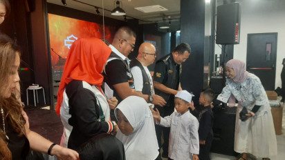 Gebrakan Komunitas Harley Davidson Anak Elang Beri Donasi ke Anak Yatim Piatu hingga Penyandang Disabilitas