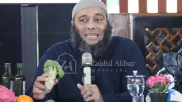 dr Zaidul Akbar, jangan sembarangan makan nasi sayur