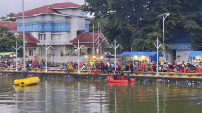 Tim Sar Cari Pria Melompat di Kolam Wisata Kuliner PTB Maros
