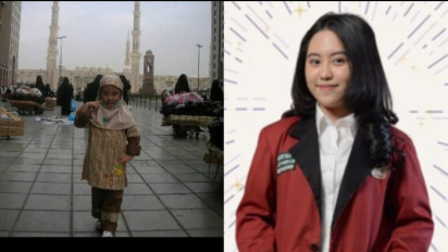 Viral karena Sopirnya Aniaya Dokter Koas, Lady Aurellia Ternyata Sudah Umroh Sejak Usia 7 Tahun, Warganet: Saingan Haji Thariq Nih