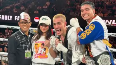 Potret Fuji pertama kali bertemu Aisar Khaled