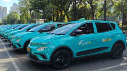 Dinilai Sebagai Pasar Potensial, Taksi Listrik Asal Vietnam Beroperasi di Indonesia