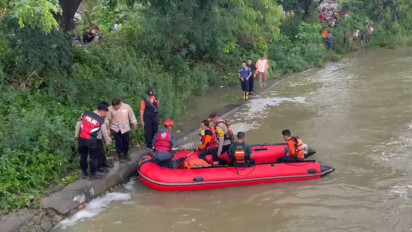 Seorang Remaja di Lamongan Tenggelam Terseret Arus Banjir Sungai Desa Tanjung