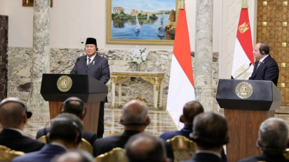 Bertemu Presiden Mesir, Prabowo Ingin Tingkatkan Kerja Sama Perdagangan hingga Pendidikan