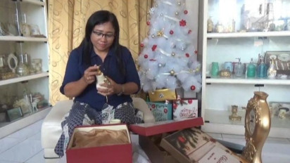 Jelang Natal, Pengrajin Pernak-pernik Natal di Jombang Raup Omzet Ratusan Juta