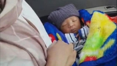 Geger, Ada Bayi Laki-Laki Hidup Terbalut Kain Dibuang di Pinggir Jalan Kecamatan Ngantang