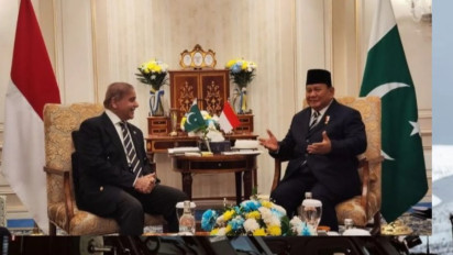 Prabowo Bertemu PM Pakistan Shehbaz Sharif di Mesir, Bahas Kerja Sama Ekonomi dan Perdagangan