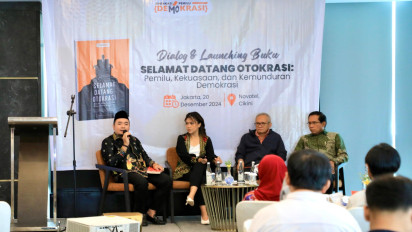 Buku 'Selamat Datang Otokrasi' Ulas Penurunan Kualitas Pemilu: Demokrasi Indonesia Sedang Alami Tantangan Serius