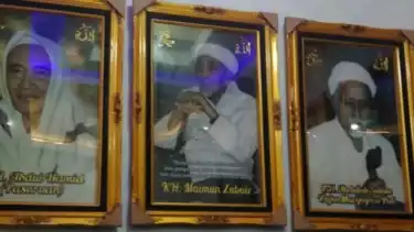 Ilustrasi memajang foto 3 ulama besar di Indonesia