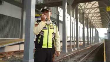 Ilustrasi petugas keamanan.