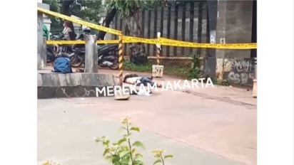 Geger! Pria Tewas Bersimbah Darah di Trotoar Menteng Pulo, Polisi Telusuri CCTV